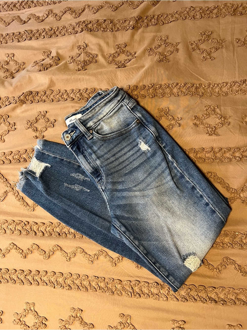 KanCan Distressed Light Blue Skinny Jeans